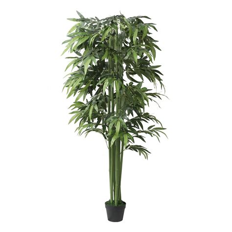 59ft Potted Artificial Bamboo Tree Plant Handmade Greenery Leaf