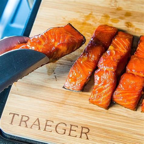 A simple dressing of dijon mustard and lemon juice is the perfect finish. Smoked Salmon Candy Recipe | Traeger Wood Fired Grills | Smoked salmon candy recipe, Candied ...