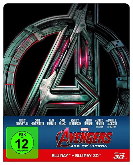 Marvels The Avengers Age Of Ultron Steelbook Blu Ray 2d Blu