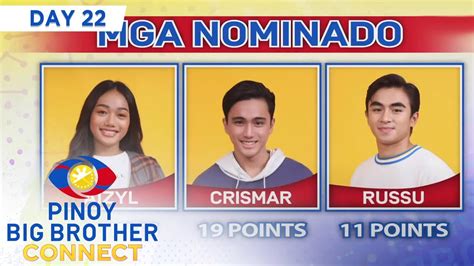 day 22 second nomination night official tally of votes pbb connect youtube