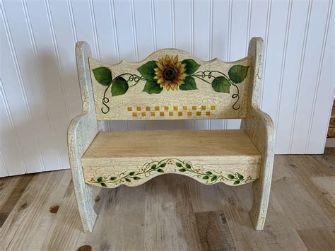 La fuente imports offers one of the largest collections of mexican and southwestern home accessories. HAND PAINTED WOOD BENCH | Painted benches