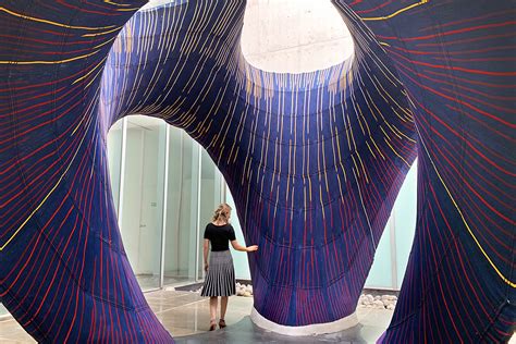 A Knitted Formwork Supports This 13 Foot Tall Thin Shell Double