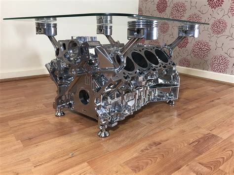 Jaguar V8 Engine Block Coffee Table Ebay