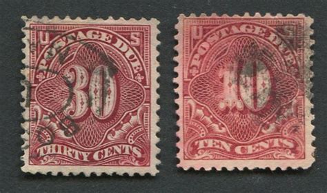 Lot Usa Postage Due Rare Stamps
