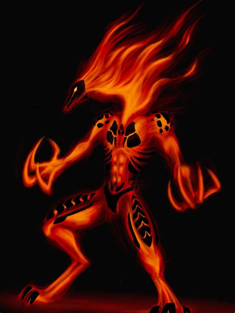 Fire Beast Ipad Art By Gingaparachi On Deviantart