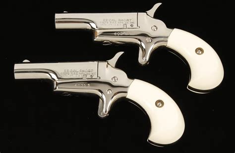 Cased Set Of Colt No 4 Derringers 22 Short Cal S