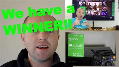 12 Month Xbox Live Gold Giveaway Winner November 2013 Youtube