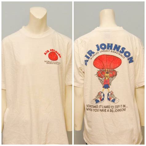 Classic 1990s T Shirt From The Big Johnson Line This One Is Air