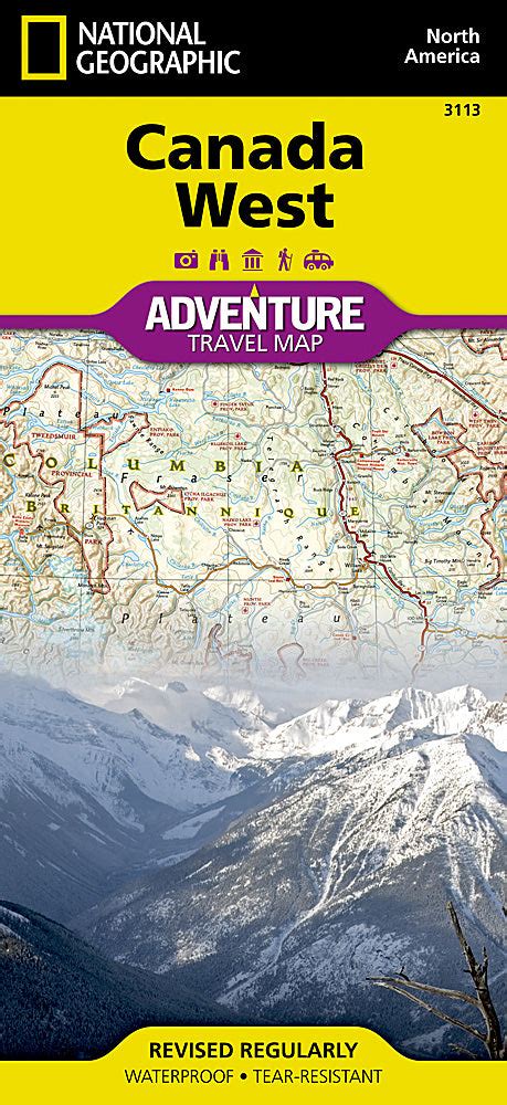 Buy Map Canada West Adventure Map 3113 By National Geographic Maps