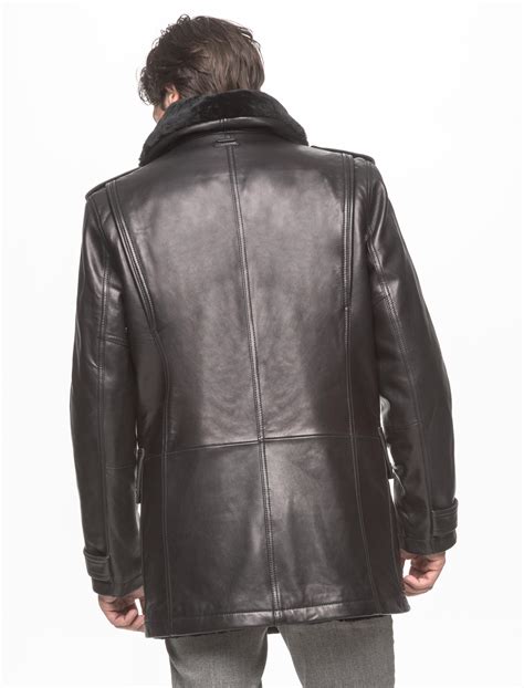 Lyst Andrew Marc Ernest Leather Jacket In Black For Men