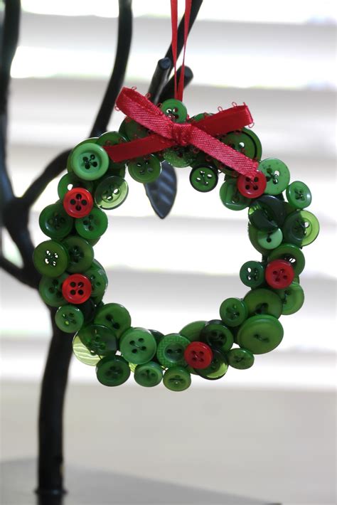 Button Wreath Craft Red Ted Arts Blog