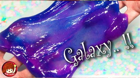 How To Make Galaxy Slime Elieoops Youtube