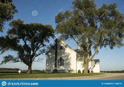 Quaint Church In The Country Stock Image Image Of Alone Country