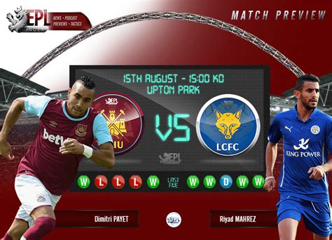 Links to west ham united vs. West Ham vs Leicester City Preview | Team News, Key Men ...