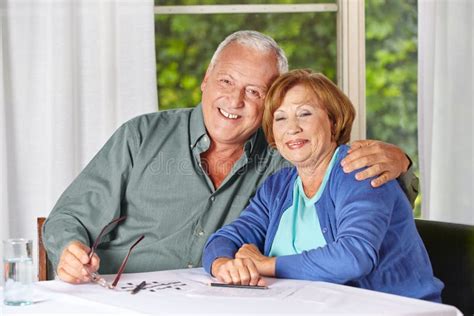 Old Senior Couple In Retirement Stock Image Image Of Disease