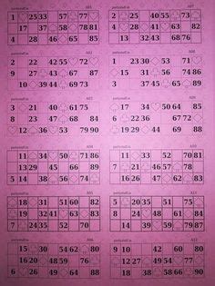 How to play poker night lottery ticket. Casino Classic Tambola Housie Book Pages Image Fill Tambola Housie in Casino theme in 2020 ...