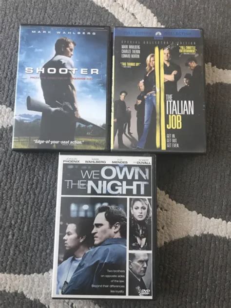 MARK WAHLBERG DVDs Shooter Italian Job We Own The Night PicClick