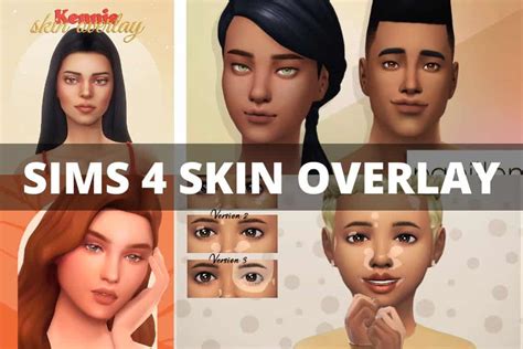 Sims 4 Purple Overlay Skin
