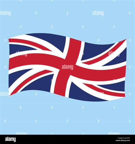 Union Jack Flying Flag Stock Vector Images Alamy