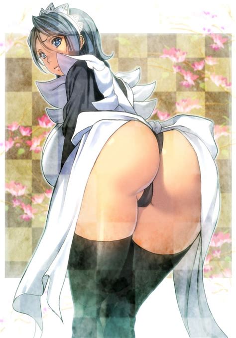 Hentai Girl Bent Over Huge Breasts Panties Upskirt Maid Thighhighs Maids Luscious Hentai