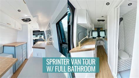 Van Tour Luxury Van Conversion With Bathroom For Solo Female Off