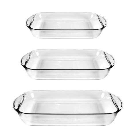 Complete Glass Bakeware Set 15 Piece Tempered Tough Pre Heated Oven And Dishwasher Safe