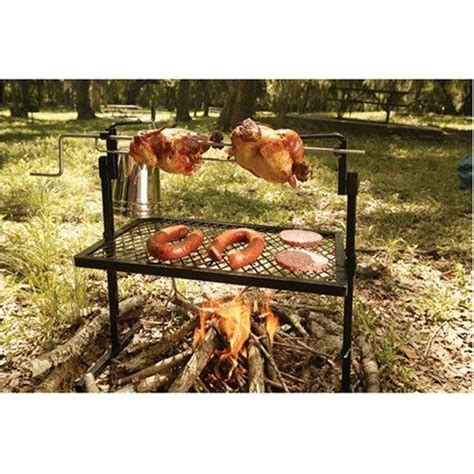 Vintage Retro Western Cowboy Style Camping Bbq Fire