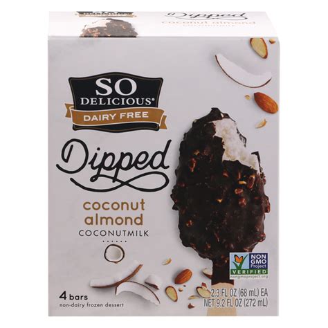 Save On So Delicious Dipped Non Dairy Frozen Dessert Bars Coconut
