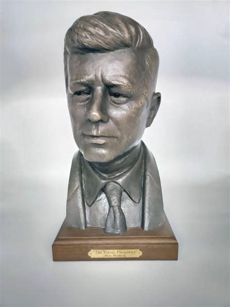Bust Of John F Kennedy The Young President All Artifacts The John