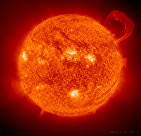 9 Science Astronomy A Solar Prominence From Soho