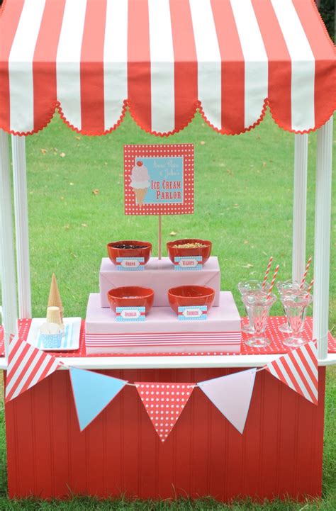 Ideas For Table Ice Cream Parlor Party Ice Cream Theme Ice Cream Sundae Girl Bday Party Ice