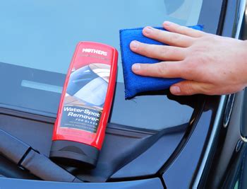 How do you remove hard water from windows? Mothers California Gold Water Spot Remover for Glass, hard ...