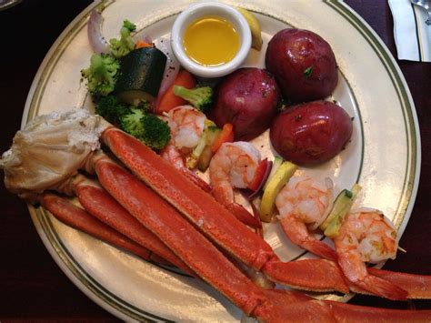 Maybe you would like to learn more about one of these? Snow crab legs and prawn skewer platter from McGrath's ...