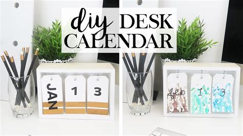 Diy Desk Calendar Get Your Sht Together 2017 Youtube