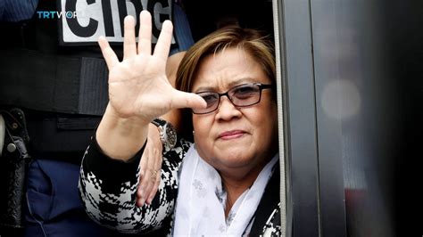 philippines senator arrested leila de lima youtube