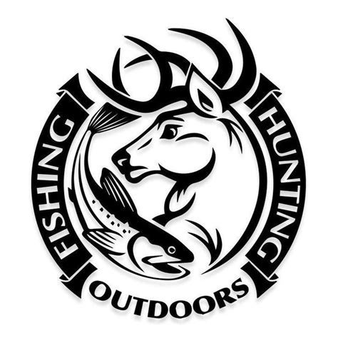 Hunting Fishing Outdoors Decal Custom Decals Stickers Hunting Fishing