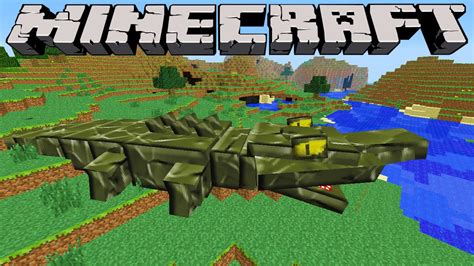 Minecraft Mod Showcase Huge Killer Crocodile Myths And Creatures Mod