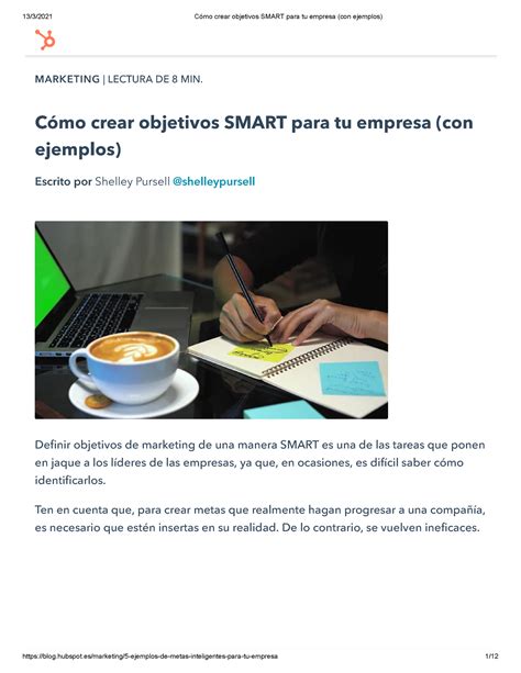 Cómo crear objetivos Smart para tu empresa con ejemplos Cómo crear objetivos SMART para tu