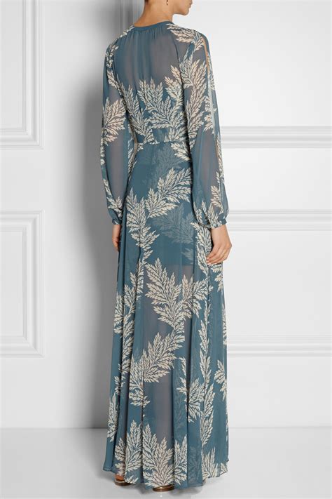 Sass And Bide The Power Hour Printed Georgette And Jacquard Maxi Dress In