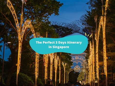 The Perfect 3 Days Itinerary In Singapore Kkday Blog