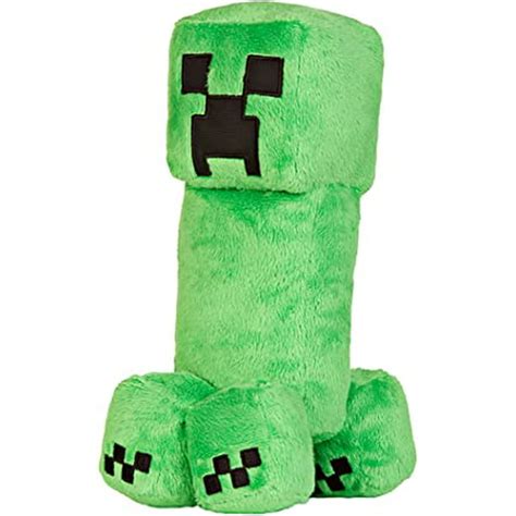 Jinx Minecraft Creeper Plush Stuffed Toy Green 105 Tall Walmart