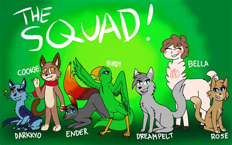 Official Squad Picture By Birdsarecute123 On Deviantart
