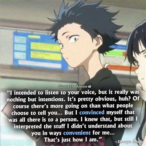 3 Beautiful A Silent Voice Quotes Voice Quotes The Voice A Silence