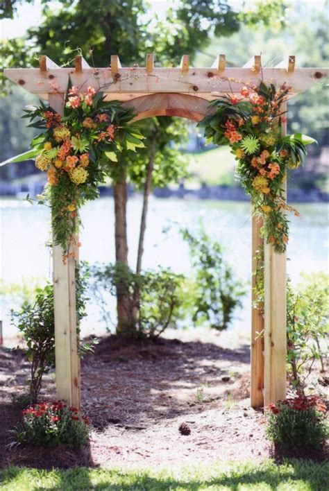 Diy Wedding Arbor Flowers 15 Diy Wedding Arches To Highlight Your