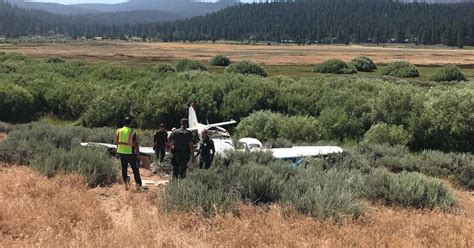 Small Plane Crashes In Tahoe 2 Dead 1 Seriously Injured Cbs San