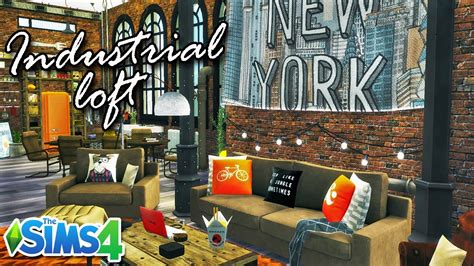 The Sims 4 Industrial Loft Apartment New York Style Youtube