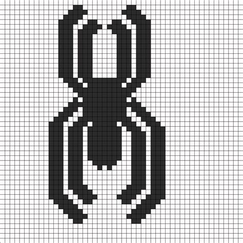 Spiderman Perler Bead Pattern Bead Sprite Pixel Art Pattern Perler