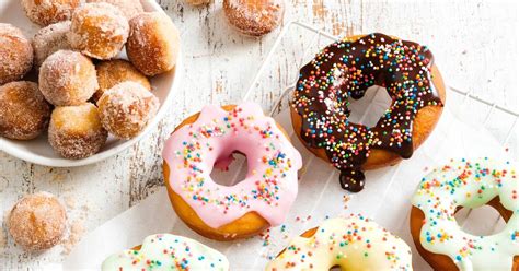 Maybe you would like to learn more about one of these? Iced doughnuts and cinnamon doughnut holes