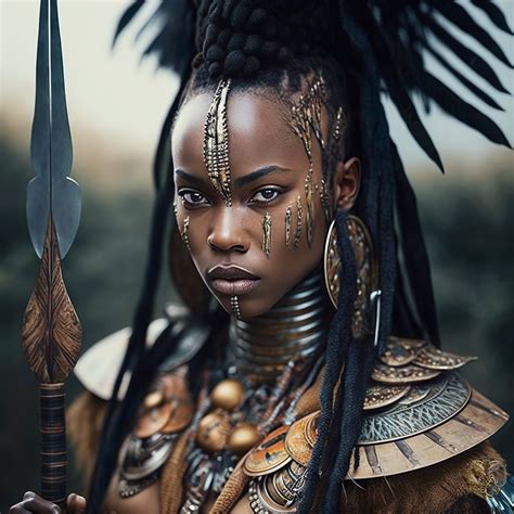 Black Female African Warrior Etsy Warrior Woman African Warrior
