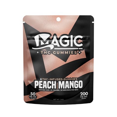 Magic Edibles Magic Edibles Peach Mango Gummies 200mg Weedmaps